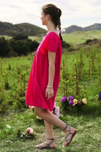 Davi & Dani Textured Ruffle Boat Neck Shift Dress - Update AvenueEffortless Elegance: DressesTrendsi1001007988317831001007988317831797610c5626475ba6144cea97683af1 - Max - OriginFuchsia