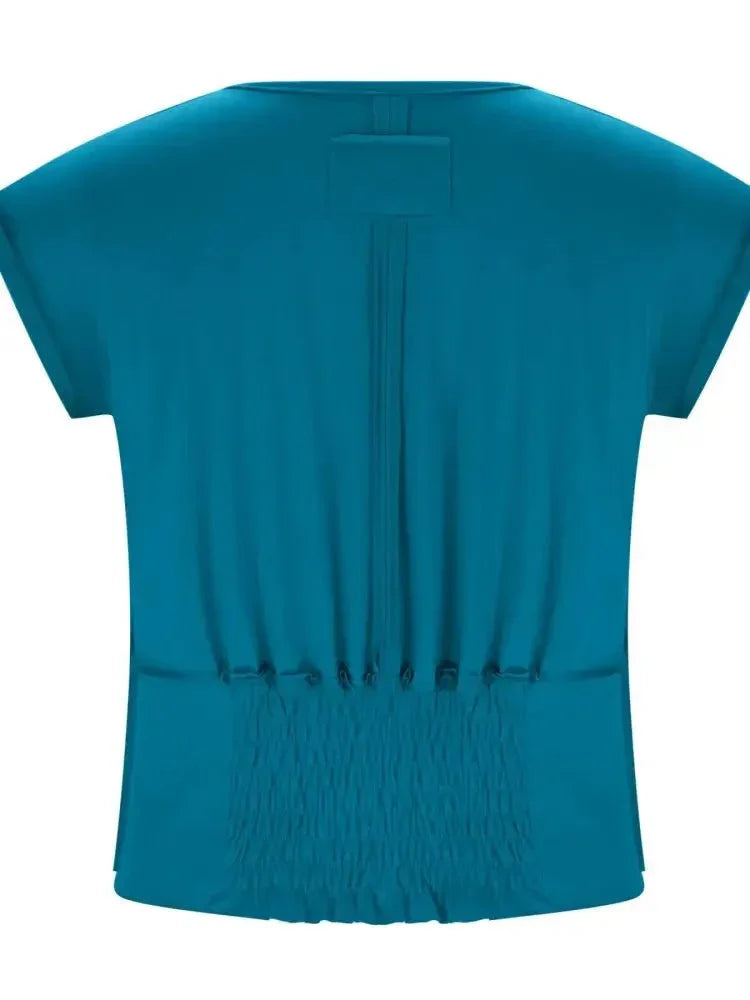Deep V - Neck Cropped T-Shirt - Update AvenueT-ShirtsTrendsi1001008797190751001008797190751c368ddf80e34841990b83ce0ef65701 - Max - OriginCerulean