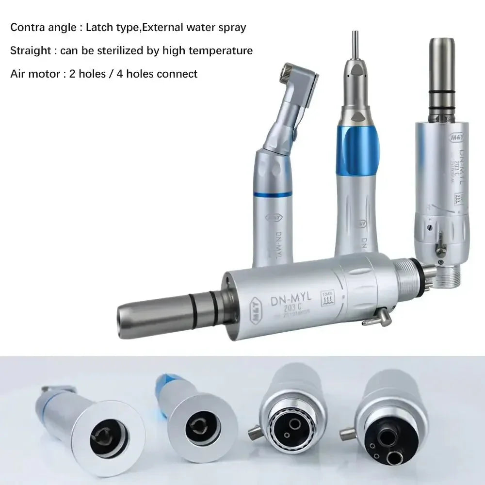Dental Low Speed Handpiece Kits 203C 2/4 Hole Air Motor Contra Angle Straight Handpiece Dentists Equipment Tools - Update AvenueSuper Dental Store14:1014:10Dental Low Speed Handpiece Kits 203C 2/4 Hole Air Motor Contra Angle Straight Handpiece Dentists Equipment Tools - Update AvenuesRed
