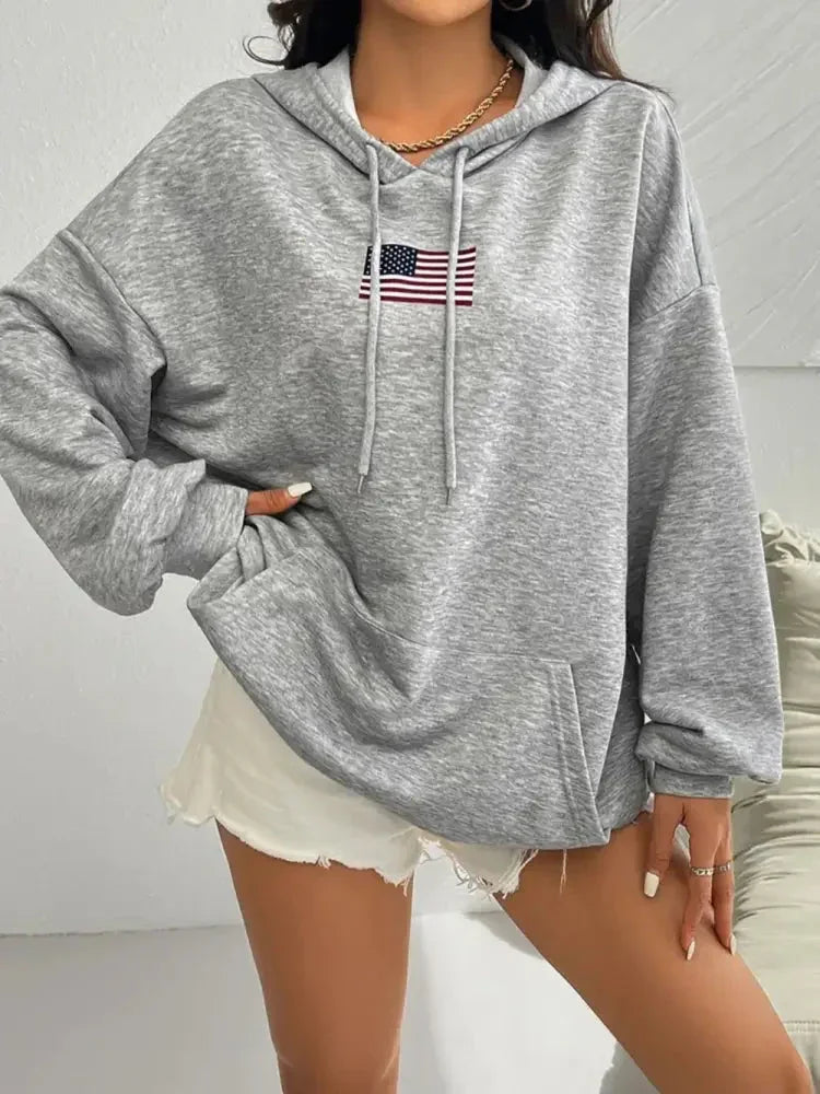 Devine Drawstring US Flag Long Sleeve Hoodie - Update AvenueHonor the Stars and StripesTrendsi100100912091837100100912091837e68e8745 - 22f6 - 485f - a024 - 9079c3efbed9 - MaxLight Gray