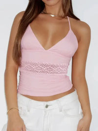 Devine Lace Detail Halter Neck Cami - Update AvenueFestival VibesTrendsi10010013718134010010013718134075fee118 - 960d - 4f6e - 9f78 - 1d5eb1088f9b - MaxBlush Pink