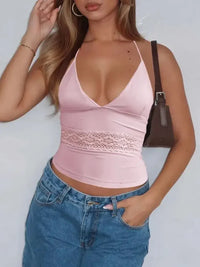 Devine Lace Detail Halter Neck Cami - Update AvenueFestival VibesTrendsi1001001371813401001001371813404577aa49 - 597f - 4029 - 8d1b - 5aefbd8fcedd - MaxBlush Pink