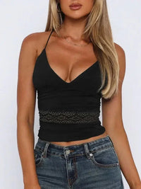 Devine Lace Detail Halter Neck Cami - Update AvenueFestival VibesTrendsi10010013718155710010013718155708513bc0 - 6992 - 42db - 91d1 - 796a9a423252 - MaxBlack