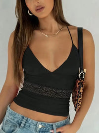 Devine Lace Detail Halter Neck Cami - Update AvenueFestival VibesTrendsi100100137181557100100137181557e83d8448 - ac0e - 4f2c - b760 - 3f483c705899 - MaxBlack