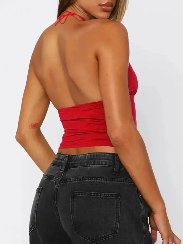 Devine Lace Detail Halter Neck Cami - Update AvenueFestival VibesTrendsi1001001371854431001001371854435b1c7fa0 - 3c66 - 4a98 - ab4c - 115f199d4d14 - MaxRed