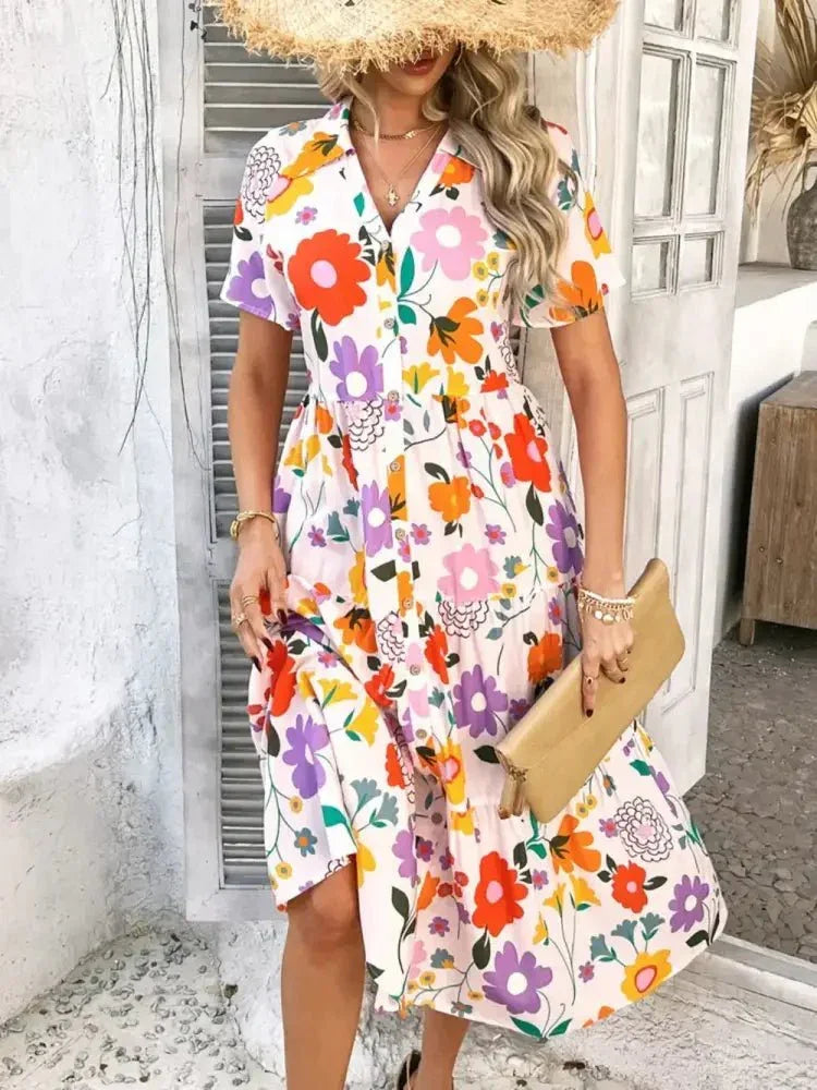 Devine Printed Johnny Collar Button Down Short Sleeve Midi Shirt Dress - Update AvenueEffortless Elegance: DressesTrendsi100100411181621100100411181621faa3d781 - 4f0b - 4d9e - 81d1 - 67a249d1759a - MaxBlush Pink