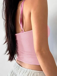 Devine Ruched V - Neck Cami - Update AvenueFestival VibesTrendsi10010056809126210010056809126236a898da - 5cb5 - 42d1 - 947e - 40cc8045914e - MaxBlush Pink