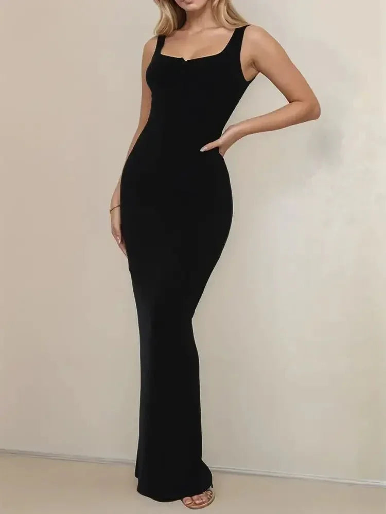 Devine Side Slit Wide Strap Maxi Dress - Update AvenueFestival VibesTrendsi100100965711704100100965711704549a7fc9 - f313 - 4cc4 - 835b - b9b80d4bbd3f - MaxBlack