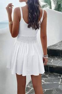 Devine Smocked Scoop Neck Mini Cami Dress - Update AvenueFestival VibesTrendsi1001000047852081001000047852080fd42015 - e92e - 4cfe - 870d - 5f17fabe4adc - MaxWhite