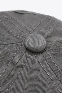 Distressed Adjustable Baseball Cap
