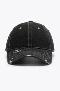 Distressed Adjustable Baseball Cap - Update AvenueTrendsi101300447693317101300447693317Distressed Adjustable Baseball CapBlack