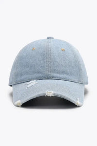 Distressed Adjustable Baseball Cap - Update AvenueTrendsi101300447696558101300447696558Distressed Adjustable Baseball CapPastel Blue