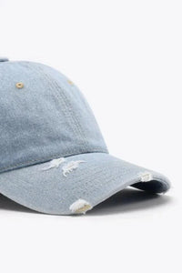 Distressed Adjustable Baseball Cap - Update AvenueTrendsi101300447696558101300447696558Distressed Adjustable Baseball CapPastel Blue