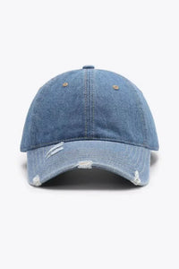 Distressed Adjustable Baseball Cap - Update AvenueTrendsi101300447699692101300447699692Distressed Adjustable Baseball CapMisty Blue