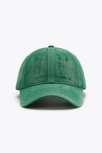 Distressed Adjustable Baseball Cap - Update AvenueTrendsi101300630203468101300630203468Distressed Adjustable Baseball CapGreen