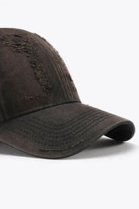 Distressed Adjustable Baseball Cap - Update AvenueTrendsi101300630204819101300630204819Distressed Adjustable Baseball CapBlack