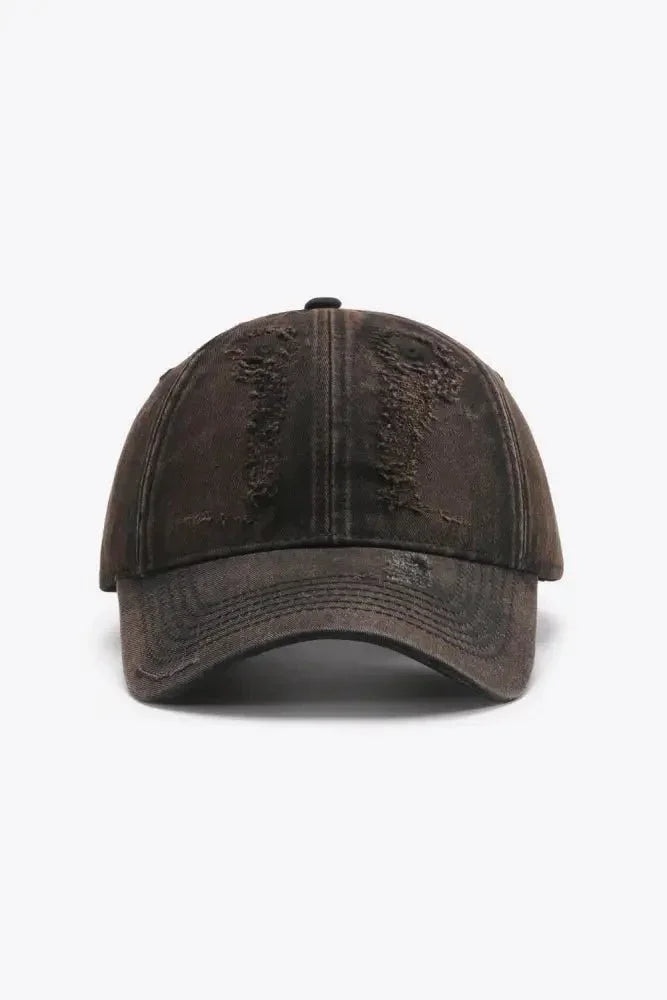 Distressed Adjustable Baseball Cap - Update AvenueTrendsi101300630204819101300630204819Distressed Adjustable Baseball CapBlack