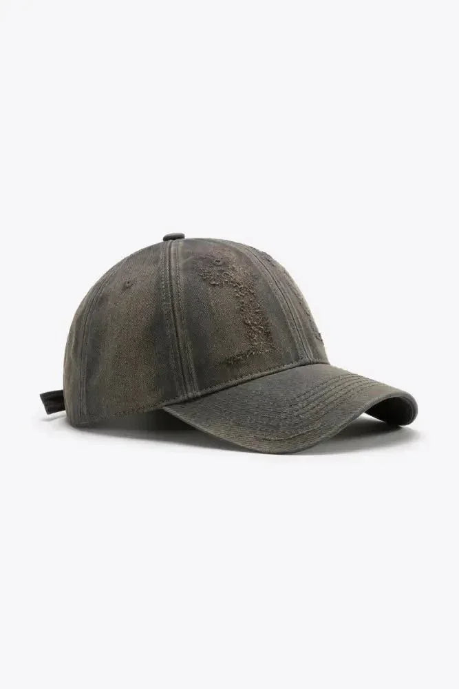 Distressed Adjustable Baseball Cap - Update AvenueTrendsi101300630207091101300630207091Distressed Adjustable Baseball CapCream
