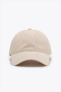 Distressed Adjustable Baseball Cap - Update AvenueTrendsi101300630207091101300630207091Distressed Adjustable Baseball CapCream