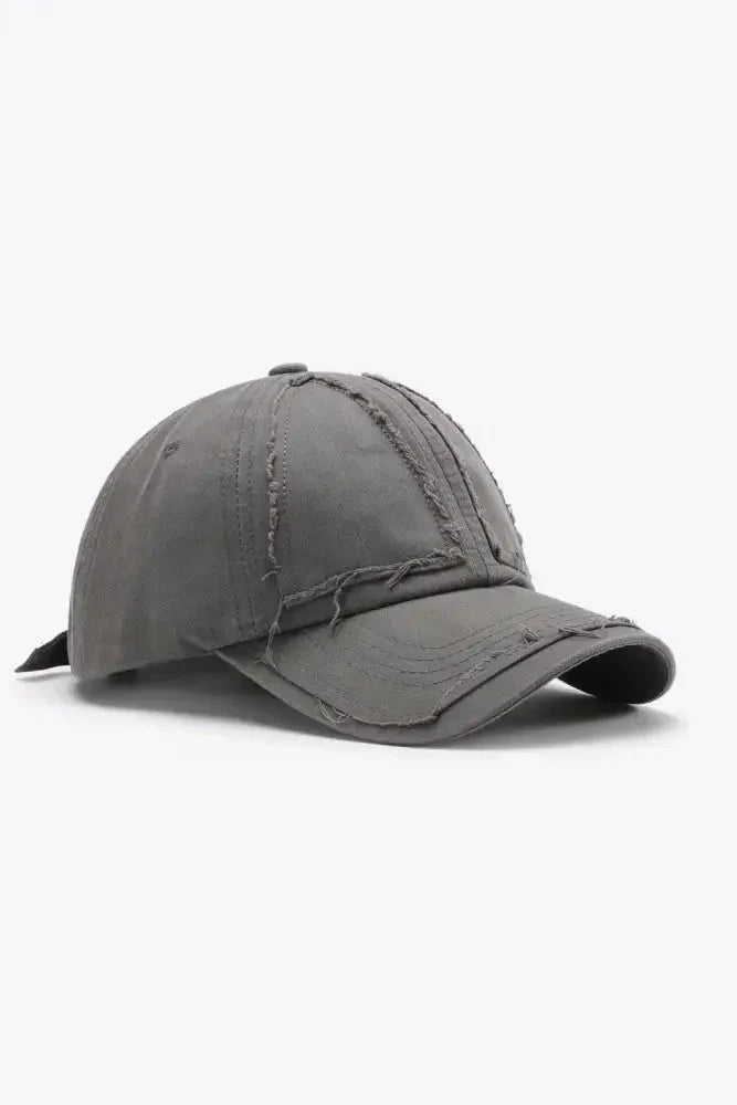 Distressed Adjustable Baseball Cap - Update AvenueTrendsi101300690265797101300690265797Distressed Adjustable Baseball CapBlack