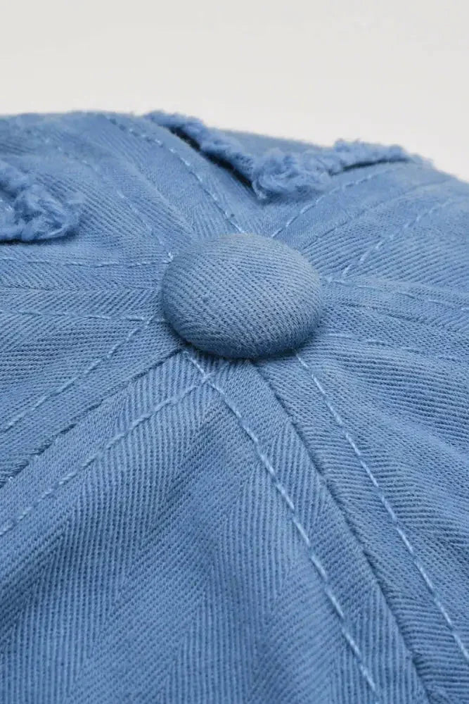 Distressed Adjustable Baseball Cap - Update AvenueTrendsi101300690268879101300690268879Distressed Adjustable Baseball CapCobalt Blue