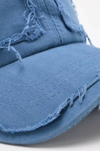Distressed Adjustable Baseball Cap - Update AvenueTrendsi101300690268879101300690268879Distressed Adjustable Baseball CapCobalt Blue