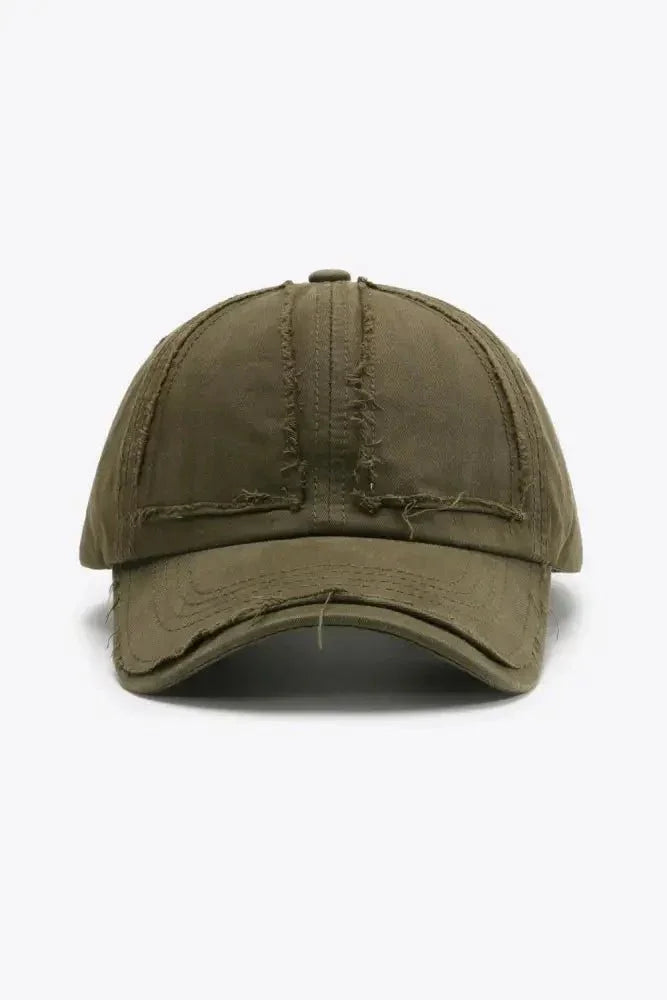 Distressed Adjustable Baseball Cap - Update AvenueTrendsi101300690269250101300690269250Distressed Adjustable Baseball CapArmy Green