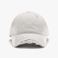 Distressed Adjustable Cotton Hat