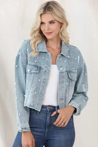 Distressed Pearl Trim Button Up Denim Jacket - Update AvenueTrendsi100100874182743100100874182743176cde1c - 5a12 - 4202 - a7f8 - e5786db51778 - MaxLight