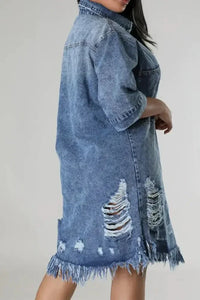 Distressed Raw Hem Button Up Denim Dress - Update AvenueDenim Dresses & SkirtsTrendsi10010002231185610010002231185695bd46ce - ce8a - 45ac - 8780 - 100b1421ca64 - MaxMedium