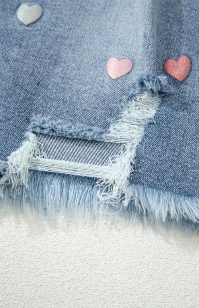 Distressed Raw Hem Heart Denim Skirt - Update AvenueDenim Dresses & SkirtsTrendsi100100999307944100100999307944eacb8895 - 509d - 48c3 - 9bea - 1ad48d5f868a - MaxMedium