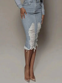 Distressed Slit Denim Skirt - Update AvenueDenim Dresses & SkirtsTrendsi10010085389766310010085389766379afd94b615e436398412f11e6ef9eeb - MaxLight