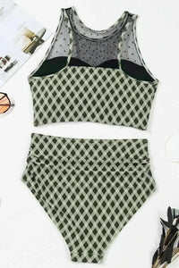 Dotted Mesh Plaid Patchwork High Waisted Swim Set - Update AvenueTrendsi1001001976094491001001976094498b8297c2 - 4f63 - 4e0c - 861e - ed9e431dcd8c - MaxMoss