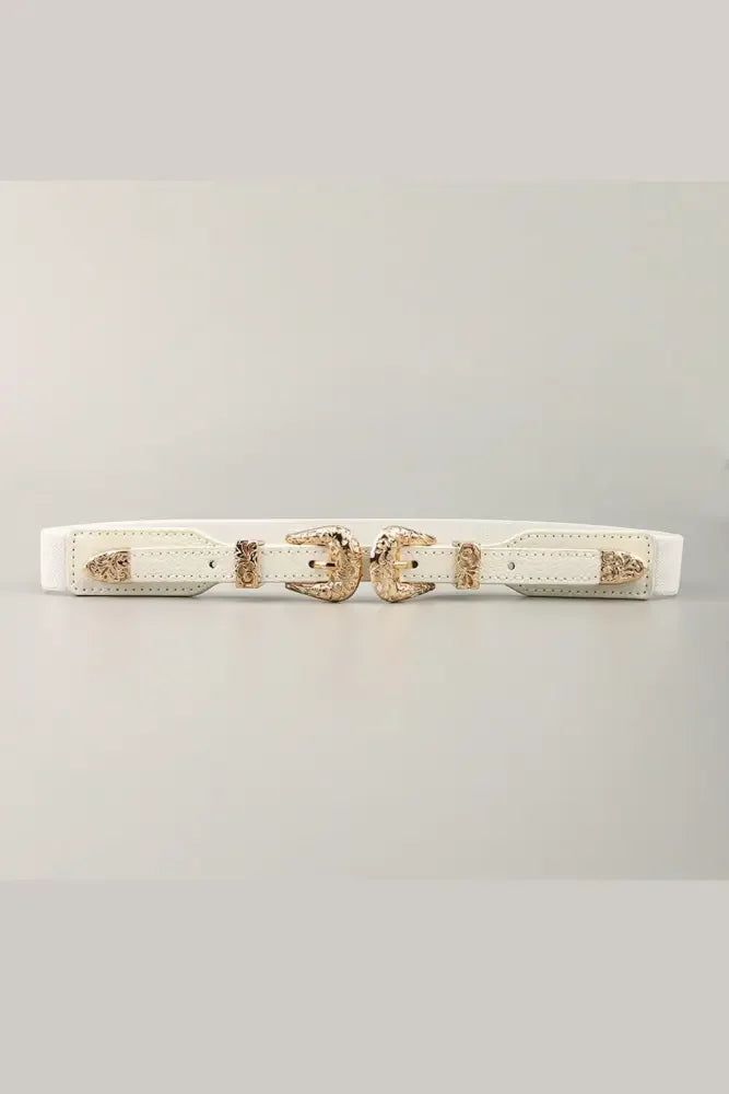 Double Buckle Elastic Belt