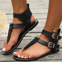 Double Buckle Toe Post Flats Sandals - Update AvenueFestival VibesTrendsi1006004294915641006004294915649169d917 - fcd9 - 4f06 - ad19 - 5f19b5a5fc09 - MaxWhite