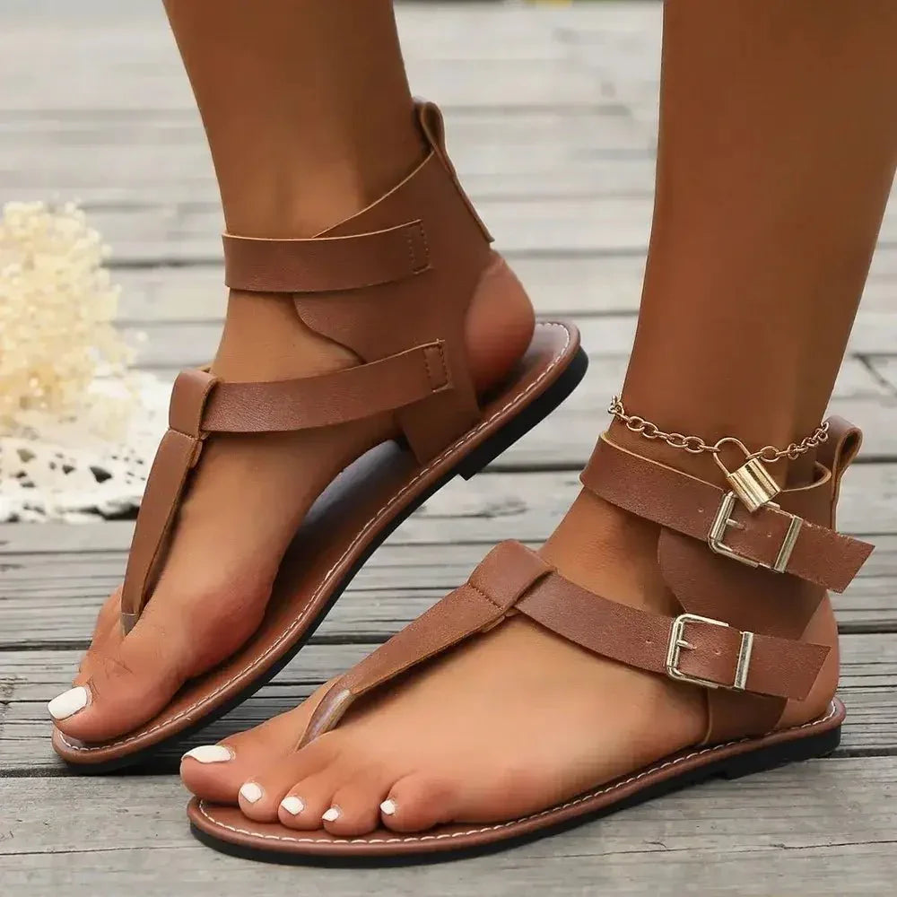 Double Buckle Toe Post Flats Sandals - Update AvenueFestival VibesTrendsi100600429491731100600429491731c32ac768 - 4617 - 49ad - 90b5 - d80024fb2b6c - MaxBrown