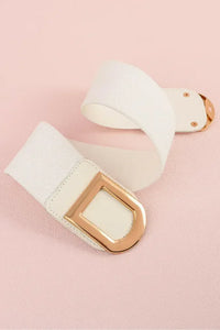 Double D Buckle PU Belt