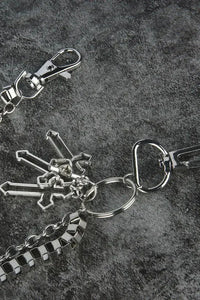 Double - Layered Cross Waist Chain - Update AvenueTrendsi100100857636870100100857636870Double - Layered Cross Waist ChainSilver