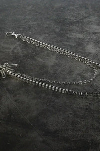 Double - Layered Cross Waist Chain - Update AvenueTrendsi100100857636870100100857636870Double - Layered Cross Waist ChainSilver