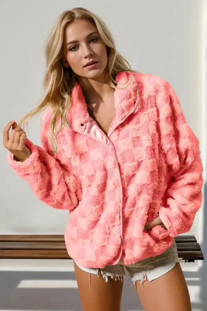 Double Take Checkered Long Sleeve Fuzzy Jacket - Update AvenueTrendsi10010054367182410010054367182425ffc68b - dbb5 - 43dd - af7b - c6a1a2a72d5c - MaxStrawberry