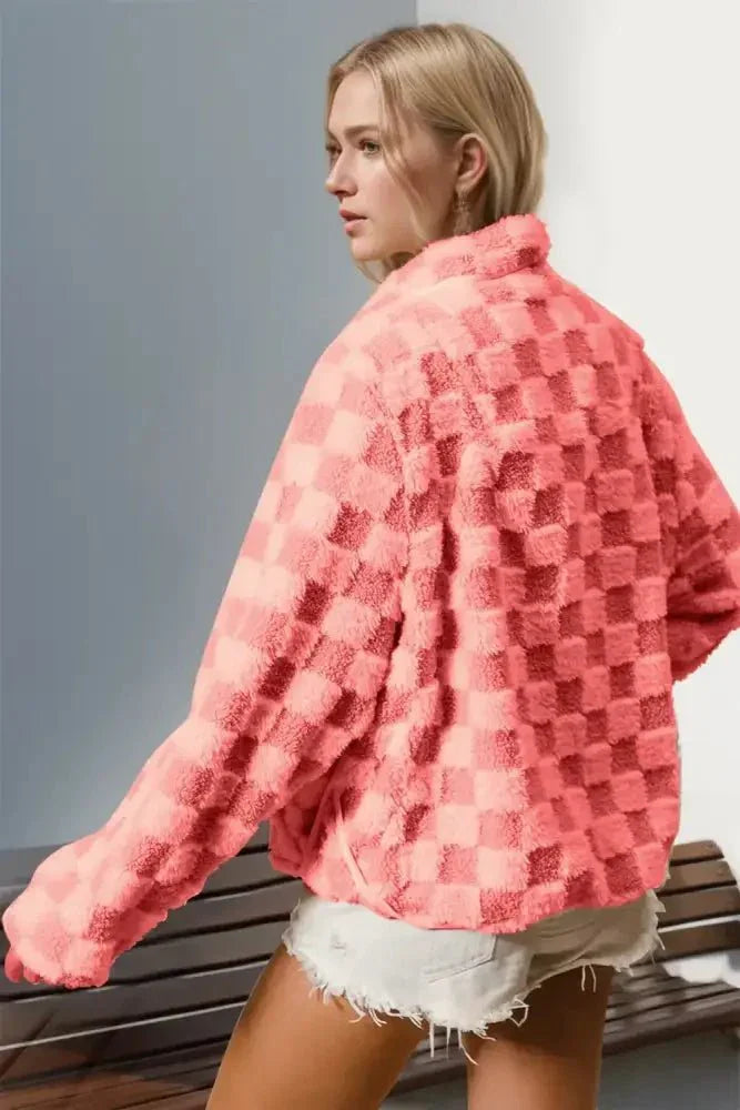Double Take Checkered Long Sleeve Fuzzy Jacket - Update AvenueTrendsi10010054367182410010054367182454e087d2 - b9ae - 48d2 - aae7 - 231a92d78e45 - MaxStrawberry
