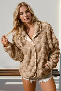Double Take Checkered Long Sleeve Fuzzy Jacket - Update AvenueTrendsi100100543672856100100543672856f2914515 - 72a7 - 46b0 - ba03 - 49c2b7d0d6d8 - MaxCamel