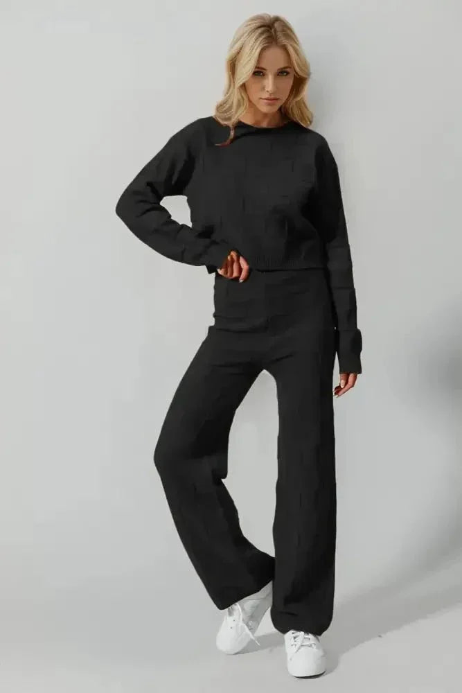 Double Take Full Size Checkered Round Neck Top and Pants Set - Update AvenueTrendsi1001002708378171001002708378179d06a6f0 - 4914 - 49e8 - 9dc1 - 36824bb5babe - MaxBlack
