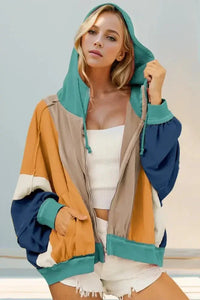 Double Take Full Size Color Block Zip Up Hoodie - Update AvenueVacation StyleTrendsi100100166504351100100166504351f575c0e1 - a7a3 - 4e70 - 8d3c - 34190e4c14ae - MaxKhaki