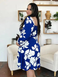 Double Take Full Size Floral Ruffle Hem Smocked Dress with Pockets - Update AvenueVacation StyleTrendsi1001004517878791001004517878791fa13ac3 - 140b - 4a6c - 8d75 - 1814ee17e0db - MaxRoyal Blue