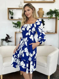 Double Take Full Size Floral Ruffle Hem Smocked Dress with Pockets - Update AvenueVacation StyleTrendsi100100451787879100100451787879e4abcc1b - 1585 - 418f - 8fef - ad1f87e3935f - MaxRoyal Blue