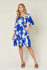 Double Take Full Size Floral Ruffle Hem Smocked Dress with Pockets - Update AvenueVacation StyleTrendsi100100451787879100100451787879937aea7c - 7ebb - 4b4f - b6af - 18b571f0605b - MaxRoyal Blue