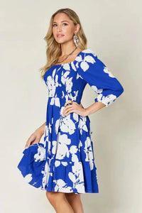 Double Take Full Size Floral Ruffle Hem Smocked Dress with Pockets - Update AvenueVacation StyleTrendsi100100451787879100100451787879834ff2ae - 4d7c - 444e - ab6e - 3b7ab31f1be4 - MaxRoyal Blue