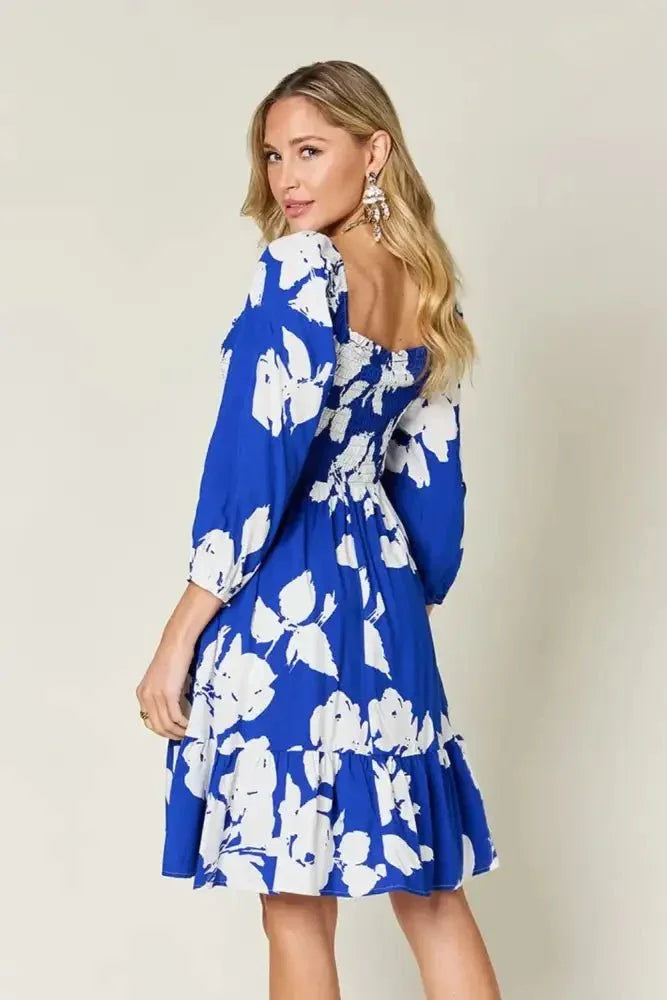Double Take Full Size Floral Ruffle Hem Smocked Dress with Pockets - Update AvenueVacation StyleTrendsi100100451787879100100451787879595e2c80 - b9e2 - 4f36 - b463 - 47f6091393ec - MaxRoyal Blue