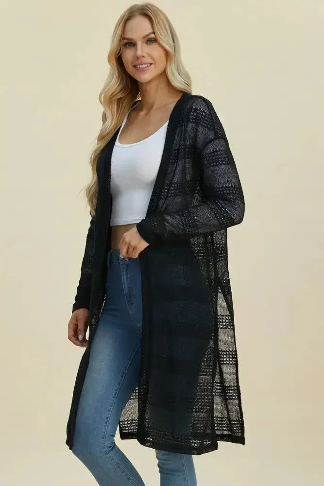 Double Take Full Size Open Front Longline Cardigan - Update AvenueVacation StyleTrendsi100100430671242100100430671242f5eadd10 - 43c4 - 4dc2 - 8ddb - ff7846995241 - MaxBlack